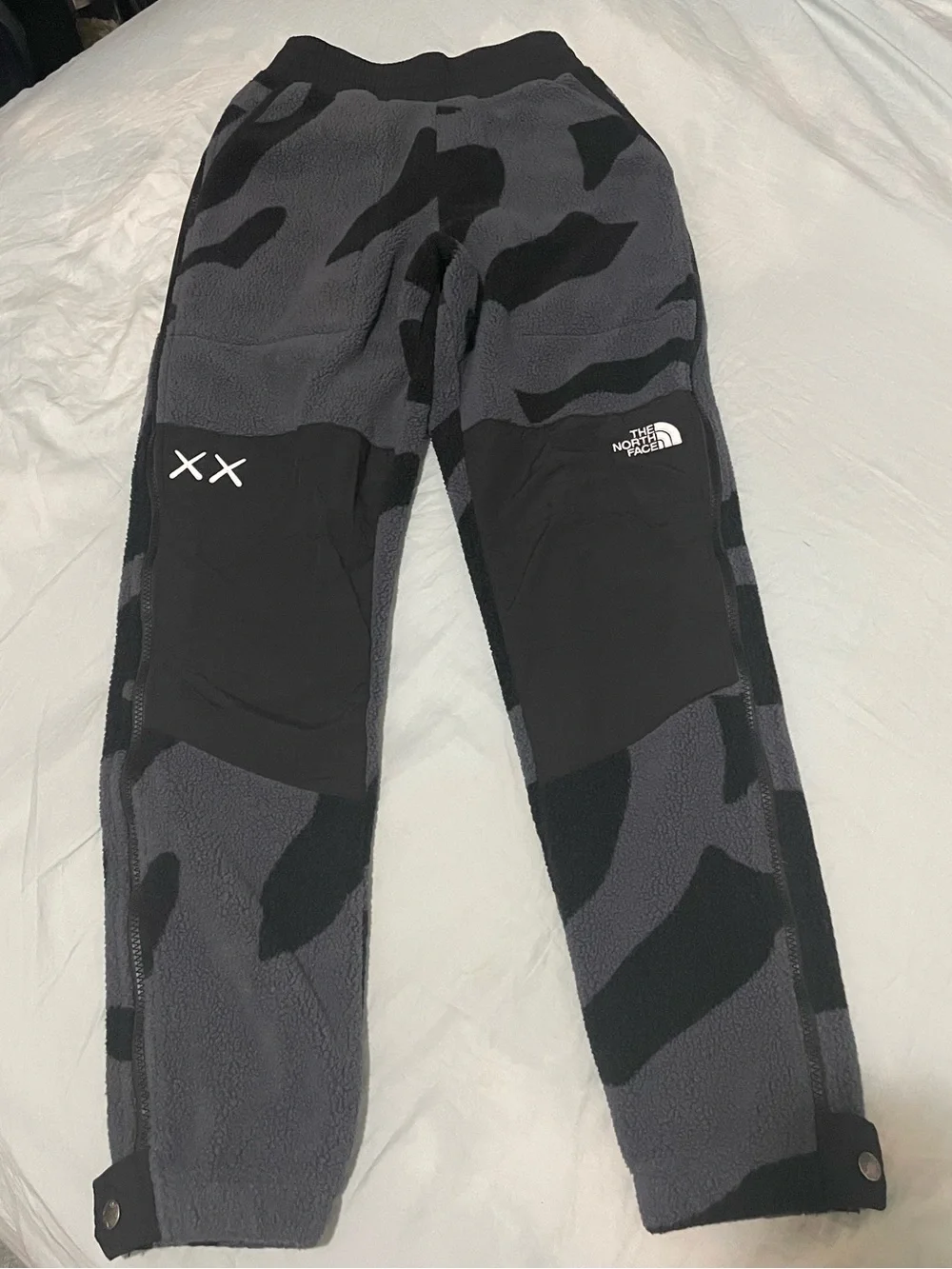 The North Face Black & Gray Camo Fleece Joggers
